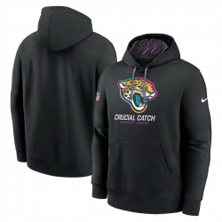 Men Jacksonville Jaguars Black 2024 Crucial Catch Club Pullover Hoodie