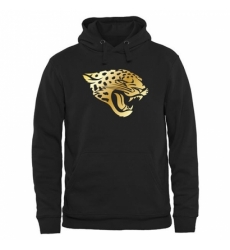 NFL Mens Jacksonville Jaguars Pro Line Black Gold Collection Pullover Hoodie