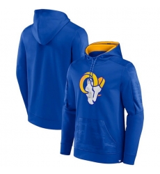 Men Los Angeles Rams Royal On The Ball Pullover Hoodie