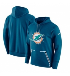 NFL Miami Dolphins Nike Champ Drive Vapor Speed Pullover Hoodie Aqua