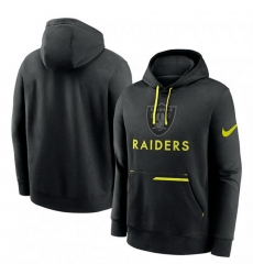 Men Las Vegas Raiders Black Volt Pullover Hoodie