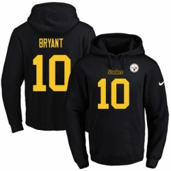 NFL Mens Nike Pittsburgh Steelers 10 Martavis Bryant BlackGold No Name Number Pullover Hoodie