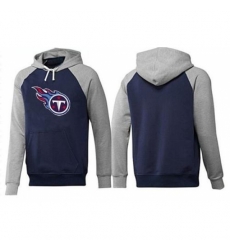 NFL Mens Nike Tennessee Titans Logo Pullover Hoodie NavyGrey