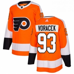 Mens Adidas Philadelphia Flyers 93 Jakub Voracek Authentic Orange Home NHL Jersey 