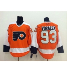 NHL philadelphia flyers #93 voracek orange-white jerseys