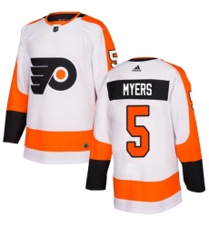 Women Philadelphia Flyers Philippe Myers White Adidas Authentic Home Jersey