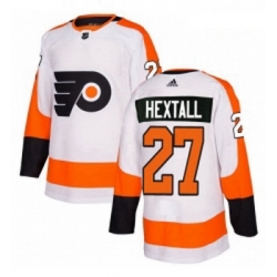 Youth Adidas Philadelphia Flyers 27 Ron Hextall Authentic White Away NHL Jersey 