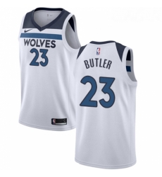 Womens Nike Minnesota Timberwolves 23 Jimmy Butler Authentic White NBA Jersey Association Edition 