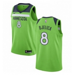 Womens Nike Minnesota Timberwolves 8 Nemanja Bjelica Authentic Green NBA Jersey Statement Edition 