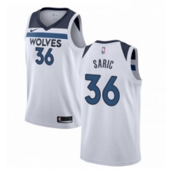 Youth Nike Minnesota Timberwolves 36 Dario Saric Swingman White NBA Jersey Association Edition 