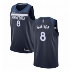 Youth Nike Minnesota Timberwolves 8 Nemanja Bjelica Swingman Navy Blue Road NBA Jersey Icon Edition 