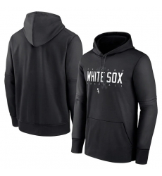 Men Chicago White Sox Black Pregame Performance Pullover Hoodie