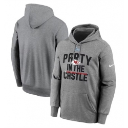 Men Kansas City Chiefs Gray Super Bowl LVII Champions Celebration Parade Pullover Hoodie