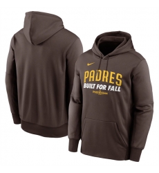 Men San Diego Padres Brown 2025 Postseason Collection Therma Fleece Hoodie