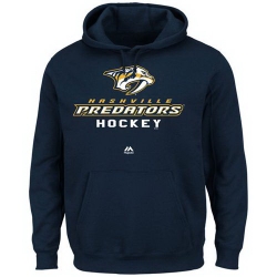 Men Nashville Predators Majestic Big  26 Tall Critical Victory Pullover Hoodie