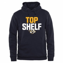 NHL Mens Nashville Predators Top Shelf Pullover Hoodie Navy