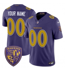 Men Baltimore Ravens Active Player Custom Purple 2026 F U S E Vapor Stitched Limited Football Jersey Men Baltimore Ravens Active Player Custom Purple 2026 F U S E Vapor Stitched Limited Football Jersey