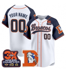 Men Denver Broncos Active Player Custom Navy Alternate 3X Super Bowl champions Patch Throwback Vapor Stitched Baseball Jersey Men Denver Broncos Active Player Custom Navy Alternate 3X Super Bowl champions Patch Throwback Vapor Stitched Baseball Jersey