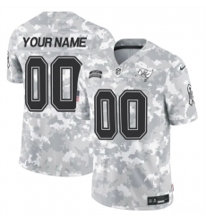 Men Tampa Bay Buccaneers Active Player Custom 2024 F U S E Arctic Camo Salute To Service Limited Stitched Football Jersey