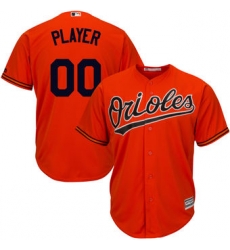 Men Women Youth All Size Baltimore Orioles Man Custom Cool Base Jerseys Orange 3