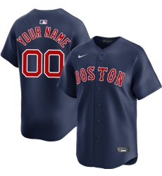 Men Women Youth Toddler Boston Red Sox Custom Stitched Jersey Navy