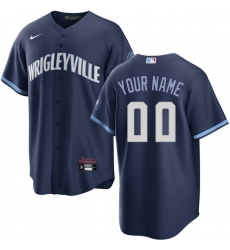 Men Women Youth Toddler CHICAGO CUBS Custom Stitched Jersey Navy