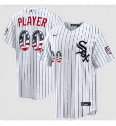 Men Chicago White Sox Active Player Custom White 2026 All Star Edition Stars   Stripes Stadium Pick A Player Stitched Baseball Jersey