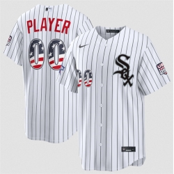 Men Chicago White Sox Active Player Custom White 2026 All Star Edition Stars   Stripes Stadium Pick A Player Stitched Baseball Jersey