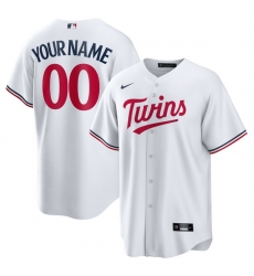 Men Women Youth Toddler MINNESOTA TWINS Custom Stitched Jersey White