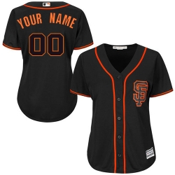 Men Women Youth All Size San Francisco Cool Base Custom MLB Jersey Black