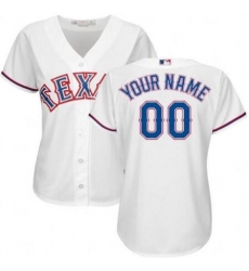 Men Women Youth All Size Texas Rangers Cool Base Custom Jersey White