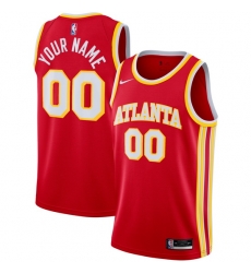 Men Women Youth Toddler Atlanta Hawks Red Custom Nike NBA Stitched Jersey