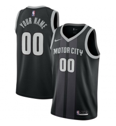 Men Women Youth Toddler BROOKLYN NETS Custom Nike NBA Stitched Jersey Black Motor City