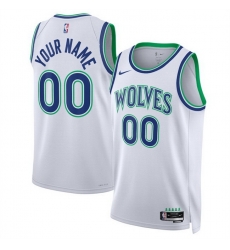 Men Minnesota Timberwolves Active Player Custom White 2026 27 Association Edition Stitched Basketball Jersey
