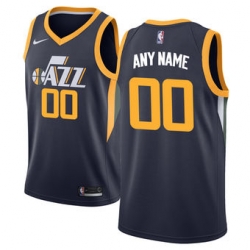 Men Women Youth Toddler Utah Jazz Nike Navy Swingman Custom Icon Edition Jersey