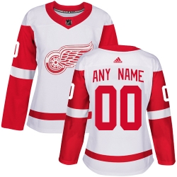 Men Women Youth Toddler White Jersey - Customized Adidas Detroit Red Wings Away  II