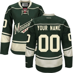 Men Women Youth Toddler Green Jersey - Customized Reebok Minnesota Wild Third  II