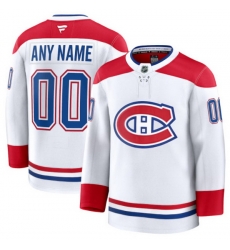 Men Women Youth Montreal Canadiens Fanatics Away Premium Custom Jersey White