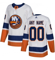 Men Women Youth Toddler Youth White Jersey - Customized Adidas New York Islanders Away