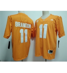 Men Tennessee Volunteers 11 Faizon Brandon Orange 2026 Stitched Jersey Men Tennessee Volunteers 11 Faizon Brandon Orange 2026 Stitched Jersey
