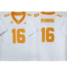 Men Tennessee Volunteers 16 Peyton Manning White 2026 F U S E Stitched Jersey Men Tennessee Volunteers 16 Peyton Manning White 2026 F U S E Stitched Jersey