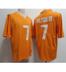 Men Tennessee Volunteers  Joe Milton III #7 F U S E Orange College Football Jersey