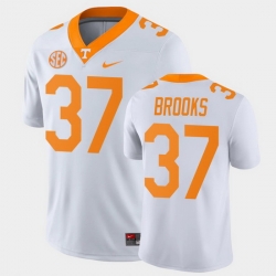 Men Tennessee Volunteers Paxton Brooks Game White College Football Jersey