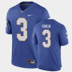 Men Pitt Panthers Damar Hamlin Game Royal Football Jersey