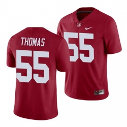 Alabama Crimson Tide Derrick Thomas 55 Crimson Limited Jersey Men's