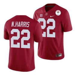 Alabama Crimson Tide Najee Harris Crimson 2021 Rose Bowl College Football Jersey