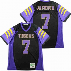 Men LAMAR JACKSON 7 HIGH SCHOOL FOOTBALL JERSEY black