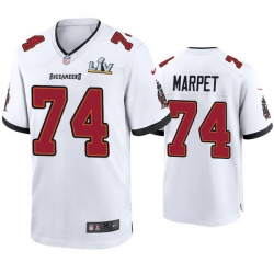 Men Ali Marpet Buccaneers White Super Bowl Lv Game Jersey