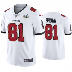 Men Antonio Brown Buccaneers White Super Bowl Lv Vapor Limited Jersey