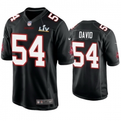 Men Lavonte David Buccaneers Black Super Bowl Lv Game Fashion Jersey